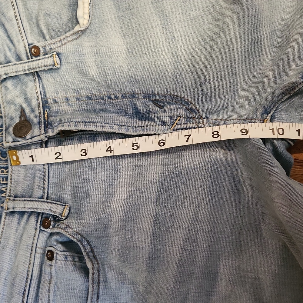 American Eagle Lightwash Denim Jeans Size 32 X 34 Next Level Flex - Picture 5 of 15